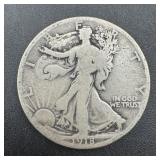 1918-s Walking Liberty Silver Half Dollar