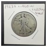 1923-S Walking Liberty Silver Half
