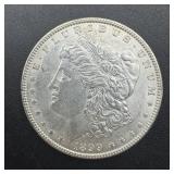 1899 Morgan Silver Dollar Key Date Mintage 330,000
