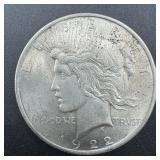 1922 Peace Silver Dollar