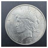 1922-d Peace Silver Dollar