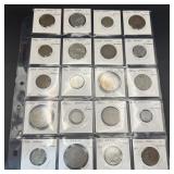 20 Coin Mexico Page Lot