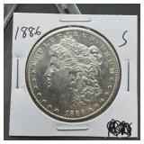 1886-s Morgan Silver Dollar High Grade