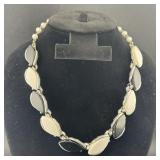 Vintage Black & White Necklace