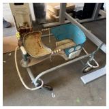 Antique Metal Baby Walker