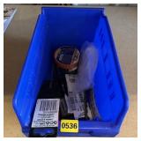 Assortment Of Drill Bits Electrical Tape And Misce