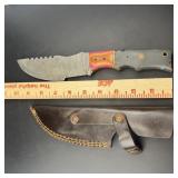 Mhs Cutlery 5 In Damascus Knife ï¿½ Full Tang ï¿½ Incl