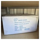 Case Of 150 Pairs Large White Shoe Covers