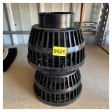 Two Pl0300 Pump Covers Approx. 7 In Wide