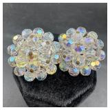 Vintage Rhinestone Clip-on Earrings