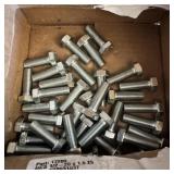 35 Hex Head Bolts 1/2-13 X 1.5 In Zinc