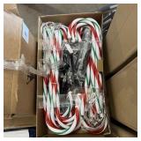 30 Piece Christmas Candy Cane Light Set Red/green