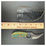 Mhs Cutlery 2.5 In Damascus Skinner Knife