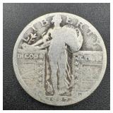 1927 Standing Liberty Silver Quarter