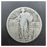 1927 Standing Liberty Silver Quarter