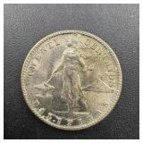 1944 Philippines 20 Centavos Silver Coin