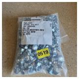 250 Zinc Bolts Cb 5/16-8 X 1/2 In