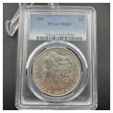 1886 Morgan Silver Dollar ï¿½ PCGS MS63