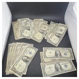 Lot of 25 $1 Silver Certificates ï¿½ Includes Series