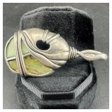 Vintage Southwest Abalone Pendant