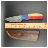 Mhs Cutlery 3 In Full Tang Knife ï¿½ Includes Leathe