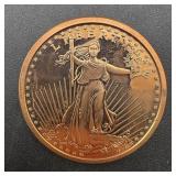 1 oz .999 Fine Copper Round ï¿½ Saint-Gaudens Design