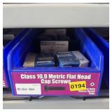 Class 10.9 Metric Flat Head Cap Screws - Assorted