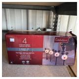 Four Indoor/outdoor Lighted Reindeer Pathway Marke