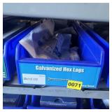 Galvanized Hex Lag Screws - Assorted Hardware/item