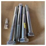 Four Large Bolts Approx. 5 In X 1 In