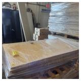 Lot Of (6) 2' X 4' Chipboard Wood Sheets For Shelv