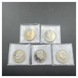 Five Gem Dcam Kennedy Silver Half Dollars 2000-200