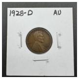 1928 Lincoln Wheat Cent. Mintage 134,116,000.