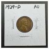 1929-d Lincoln Wheat Cent. Mintage 41,730,000.