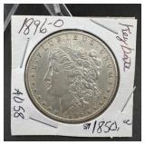 1896-o Morgan Silver Dollar Key Date. Mintage 4,90