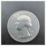 1932 Washington Silver Quarter First Year Issue.