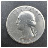 1942 Washington Silver Quarter.