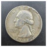 1960 Washington Silver Quarter.