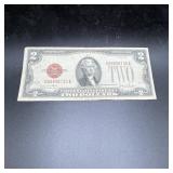 1928-G $2 Red Seal United States Note.