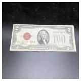 1928-F $2 Red Seal United States Note.