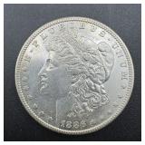 1886-s Morgan Silver Dollar Key Date. Mintage 750,