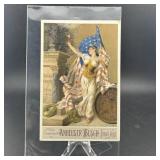 1893 Anheuser-Busch postcard 'With compliments of