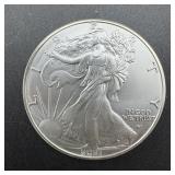 2021 American Silver Eagle one ounce silver coin.