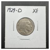 1929-d Buffalo Nickel. Mintage 8,370,000.