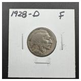 1928-d Buffalo Nickel. Mintage 6,436,000.