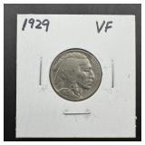1929 Buffalo Nickel. Mintage 7,754,000.