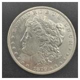 1879-o Morgan Silver Dollar. Mintage 2,887,000.