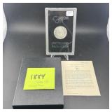 1884-cc Morgan Silver Dollar Gsa Hoard Vam Spiked