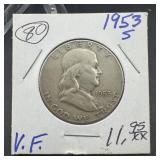 1964 Kennedy Silver Half Dollar Pl.