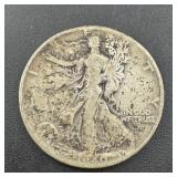 1940 Walking Liberty Silver Half Dollar.